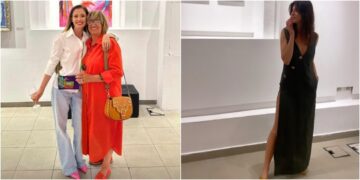 Каролина и од обична комбинација прави сексапил, а Катарина во бомба фустан беспрекорно секси