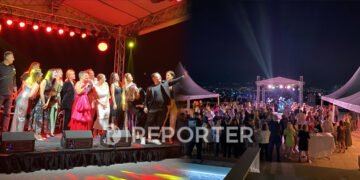 (Видео) Мицкоски и Димитров наздравија со вино, а Илија и Тимчо се журкаа на рок: „Елемент ПР“ прослави 15 години