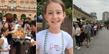 (Видео) Нина од Нови Сад од продажбата на крофни, собра пари за лекувањето на нејзиниот татко