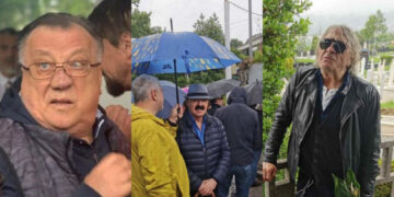 (Галерија) Синот на пејачот Енес Беговиќ беше погребан во Сараево, мајката и сопругата на Армин немаа сила да дојдат на погребот