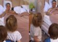 (Видео) Утрото на Роби Вилијамс му почнува со песна, ќерката и синот му подготвија уникатно шоу