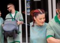 Таско и сопругата во стајлинг со иста боја го земаа синот од болница: Лукијан е дома