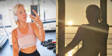 (Фото) Тамара се испоти во вежбална па се разлади во бикини