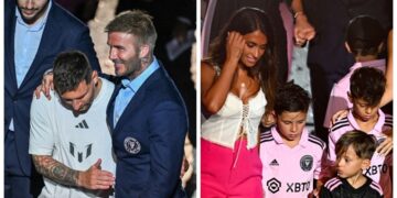 Бекамови ги пречекаа Меси и Антонела во Мајами