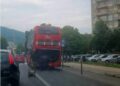 Се расипа автобус на ЈСП, наместо знак ставиле столче