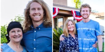 Маж си ја скратил косата за да направи перика за мајка му која боледува од тумор на мозокот