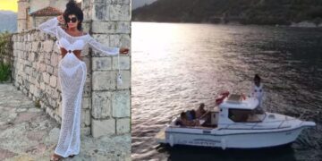 (Видео) Луда забава и торта со нејзиниот лик: Лидија Вукиќевиќ го прослави 61. роденден на јахта