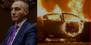 Огнениве не се заебаваат: И Твитер гори по запаленото возило на Груби