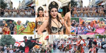 (Галерија) Шаренило од автентични народни носии на „Широк скокак“: во Битола отворени 53-те „Илинденски денови’