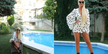 (Фото) Карлеуша се лади покрај базен во вилата во Дедиње