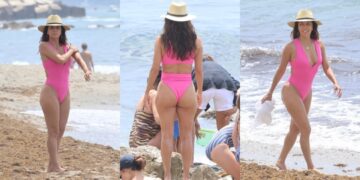 Ева Лонгорија со -20 килограми, секси во розов костим за капење