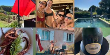 Миа Костова и Тијана на одмор на Корзика: едната и подготвува, а другата ужива во морските специјалитети