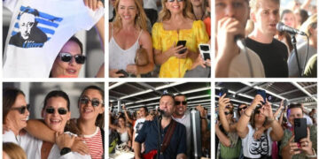 (Видео) Забава за паметење: со хитови на легендарниот Оливер Драгојевиќ се славеше неговиот лик и дело на траект од Сплит до Вела Лука 