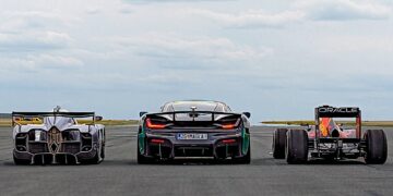 Невера на Римац победи болид од Формула 1 на трка за забрзување