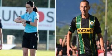 Судијка му судеше на сопругот во Првата македонска фудбалска лига