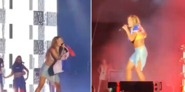 (Фото) Мајката на Рита Ора објави фотографија од ќерка си како покажува двоглав орел