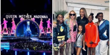 Бијонсе со посвета за Мадона го започна концертот во  Њу Џерси: Поп кралицата во публика се журкаше со децата