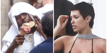 (Фото) Сопругата на Кание Вест боса и по градник се прошета низ Фиренца