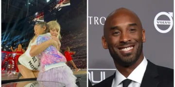 Семејството на Коби дојде на концертот на Тејлор Свифт, пејачката ѝ подари шешир на малата Бјанка