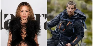 (Видео) Рита Ора јадеше гулаб и скокаше од авион во емисијата на Бер Грилс