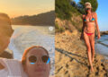 (Видео) Во секси бикини Каролина му позира на Михаил: Двојката на море во Скијатос