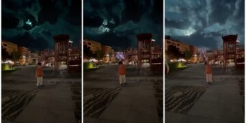 (Видео) Зелено небо во Турција додека минува метеор