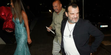 Аца Лукас со новата девојка на забава кај Ацо Пејовиќ