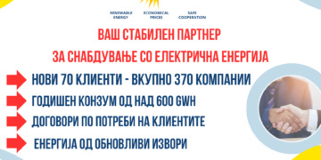 РЕС ја зацврстува лидерската позиција во снабдувањето со електрична енергија на приватниот сектор