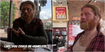 (Видео) Тиктокер му помогна на бездомник да го промени надворешниот изглед и го нахрани