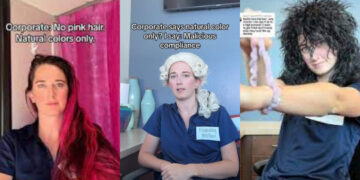 (Видео) Девојка стана хит на Тик ток откако шефовите ѝ забраниле да доаѓа на работа со розова коса