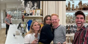 Софија Вергара направи журка во својот гардеробер со колегите од „Модерно семејство“