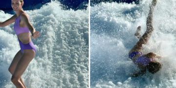 Иванка Трамп се пофали дека сурфа на вештачки бранови