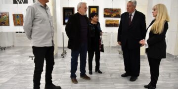 Вo Битола отворена изложба на мозаици на Бајрам Газанфер