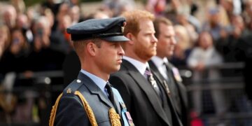 Вилијам и Хари на ист настан, но во различно време