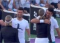 (Видео) Новак Ѓоковиќ играше тенис со Шарлиз Терон, па се прегрнаа на теренот
