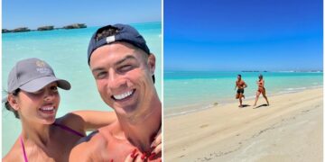 (Видео) Џорџина и Роналдо објавија видео од плажа, им се допадна на три милиони луѓе