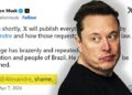 Бразилски судија започна истрага против Маск: „Зошто го правите тоа?“