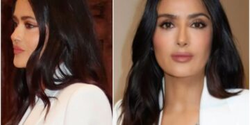 Салма Хајек, никогаш поубава во елегантно издание, ги воодушеви обожавателите, но доби и критики