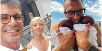 Марко Новески објави прва фотка со близначињата: „Мојата дупла среќичка“