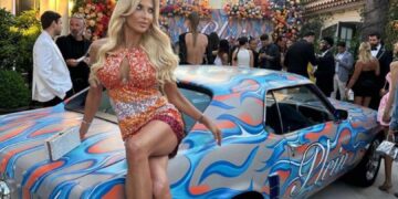 Маја Глигоровска гостинка во домот на дизајнерот Филип Плејн во Франција