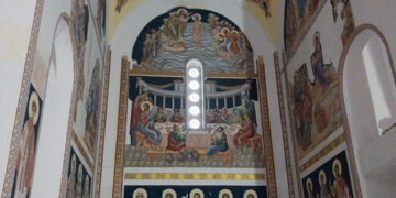(Видео) Се работи на внатрешноста на храмот „Свети рамноапостолни цар Константин и царица Елена“ во Скопје, ќе биде потребна и дополнителна помош од верниците