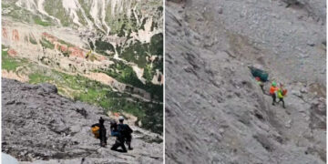 (Видео) 42-годишен Белгиец загина по пад од 50 метри на Доломитите, планинари од Македонија повикале итна помош