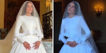 (Видео) Една од најубавите жени на светот на својата свадба не носела маскара, ниту ги потенцирала веѓите