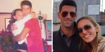 Новак и Јелена Ѓоковиќ слават 10-годишнина од брак, тенисерот објави нивни стари фотографии