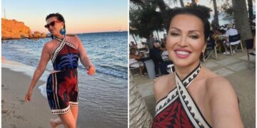 (Видео) Нина Бадриќ танцуваше во костим за капење на плажа: „Нема подобар начин да се започне денот“