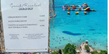 Хрватите во ценовник внеле и „место за пешкир“ на плажа: „Ако сакаме ќе го наплатиме и воздухот“