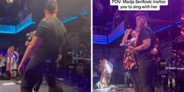 (Видео) Шерифовиќ повика девојка од публика да пее со неа на сцената, таа доби овации