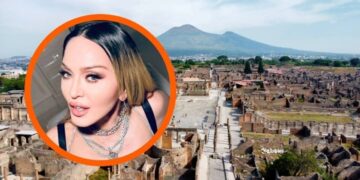 Мадона ја посети Помпеја за нејзиниот 66-ти роденден и вети донација