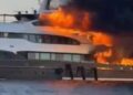 (Видео) Изгоре и потона јахта на турски претприемач вредна околу 16 милиони евра