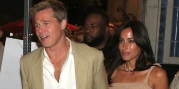 Бред Пит на премиерата на филмот во Лос Анџелес дојде со својата девојка Инес